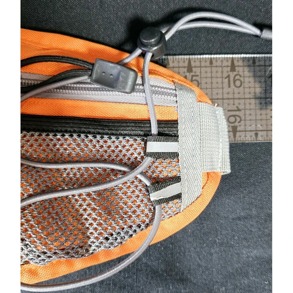 Sunhiker Fanny Pack Waist Pack Orange Multi Pockets Zip Hiking Walking‎ Running
